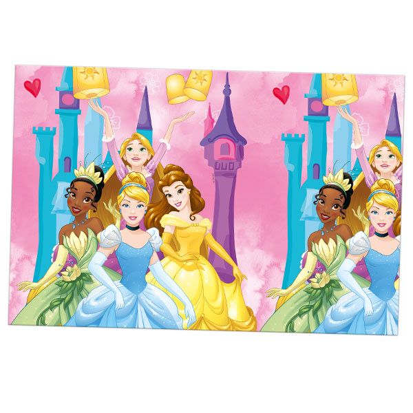 Disney Princess Tischdecke, 180x120cm, Prinzessinnen-Deko von Procos