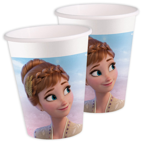 Frozen 2 Wind Spirit Becher im 8er Pack, 200ml von Procos