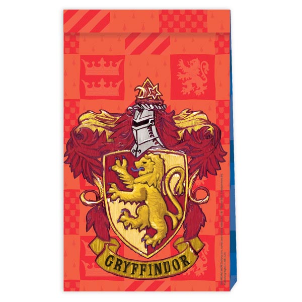 Harry Potter Goodie Bags aus Papier, 4er Pack von Procos