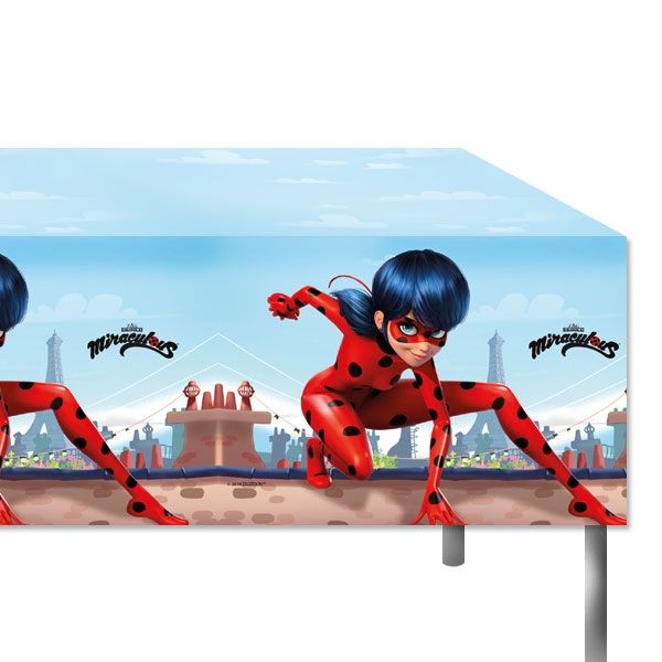 Miraculous Tischdecke, Ladybug in Paris, 120cm x 180cm von Procos