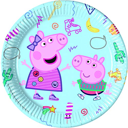 Pappteller 23cm CF8 Peppa Pig Messy Play von Procos