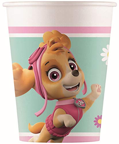 Paw Patrol-Pappbecher Skye + Everest Tischzubehör bunt 200ml - Bunt von Procos