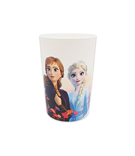 Procos 92846 - Mehrwegbecher Frozen II, 2 Stück, Fassungsvermögen 230 ml, wiederverwendbar, Partygeschirr von Procos