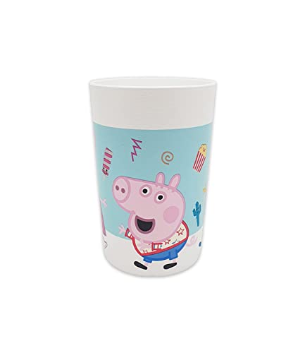 Procos 92852 - Mehrwegbecher Peppa Pig, 2 Stück, Fassungsvermögen 230 ml, wiederverwendbar, Partygeschirr von Procos