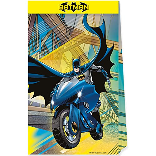 Procos 93357 - Partytüten Batman, Kindergeburtstag, Mitgebe-Taschen, FSC® Mix von Procos