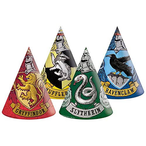 Procos 93372 - Papierhüte Harry Potter, 16x12 cm, FSC® Mix, Kindergeburtstag, 19 von Procos