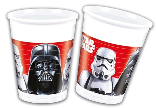 Procos 94686 Star Wars Plastikbecher, Mehrfarbig von Procos