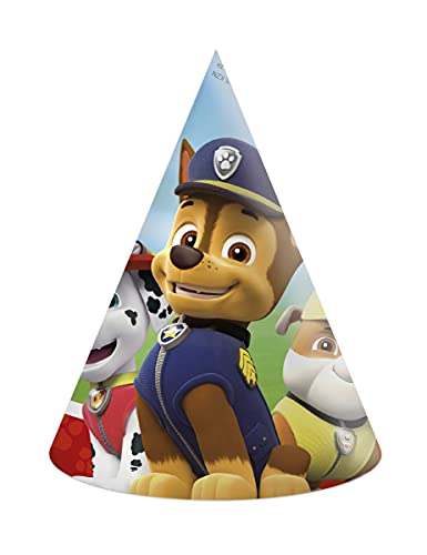 Procos PR89698 PR89442 Paw Patrol Kappen, 6 Stück von Procos