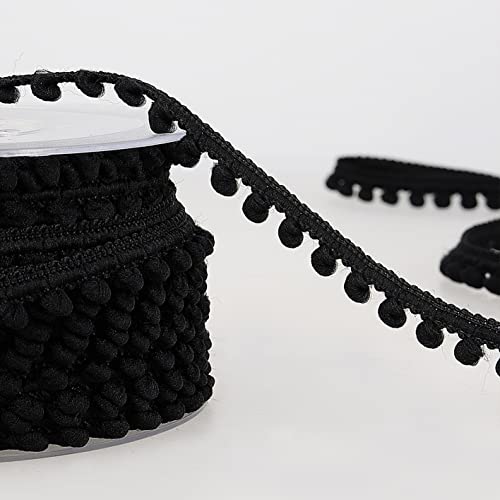 Stephanoise & Mediac Mini Pompom Trim 6mmX27.5yd-Black -S4959B0-14 Stephanoise & Mediac Mini Pompom Trim 6mmX27.5yd-Black -S4959B0-14 von Products From Abroad
