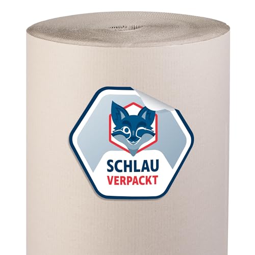 Rollenwellpappe 10 cm x 70 m | Wellpappen Rolle für Versand & Lagerung | Vielseitig einsetzbar | Umweltfreundliches & recyclebares Verpackungsmaterial von Produktiv Handel