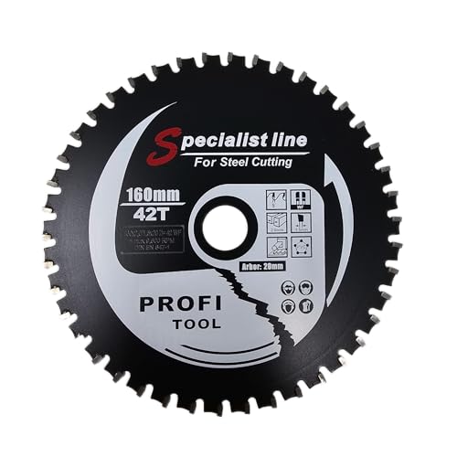 profi-tool-germany HM-Sägeblatt 160 x 2,0 x 20 Z= 42 WF für Holz/Alu/Stahl/PVC mit Antihaft Beschichtung von Profi-Tool Germany