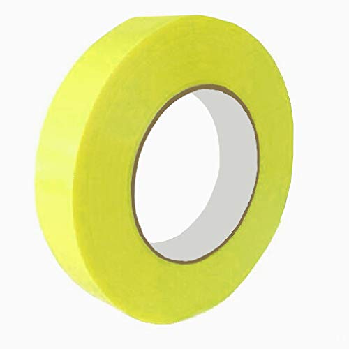 Felgenband gelb Klebeband No Notubes Strapping Tape 66m Verschiedene Breiten (9mm - 50mm) (15 mm) von Profiklebeband