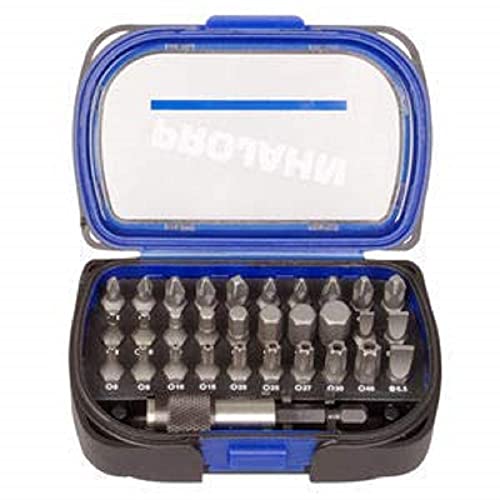 Projahn 394075 TORX Bit Box mit Bohrung 1/4 Zoll, 65 x 105 x 41 mm, 31-tlg von Projahn