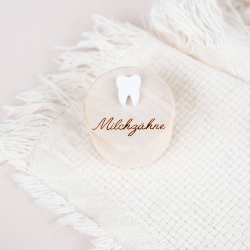 Milchzahndose , Zahdose Aus Holz, Milchzähne Zähnchen , Milchzahnbox Zahnfee von ProjectBowShop