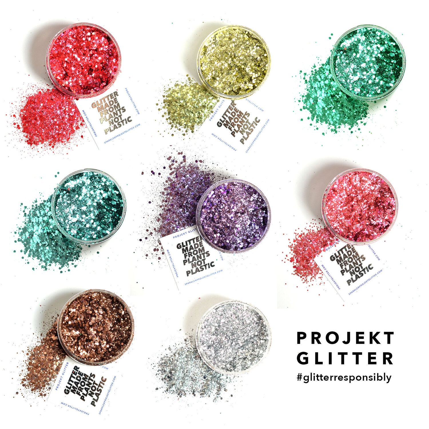 Biologisch Abbaubarer Glitzer Für Maskenbildner Und Profis | 30G von ProjektGlitter