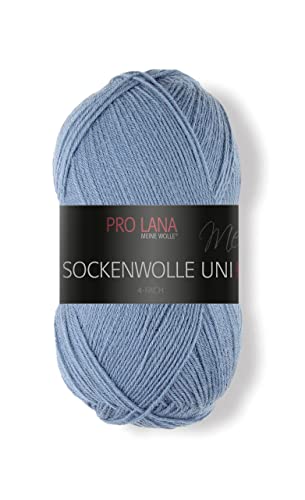 PRO LANA Sockenwolle Uni 4-Fach 407 - hellblau von PRO LANA