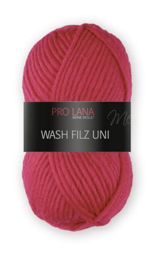 WASH-FILZ - 50g - Farbe: 130, rot (21 Farben erhältlich) von Prolana