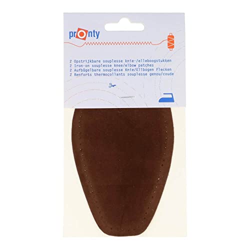 Pronty 101.010.038 Patches, Suede, Brown, One Size, 2 von Pronty