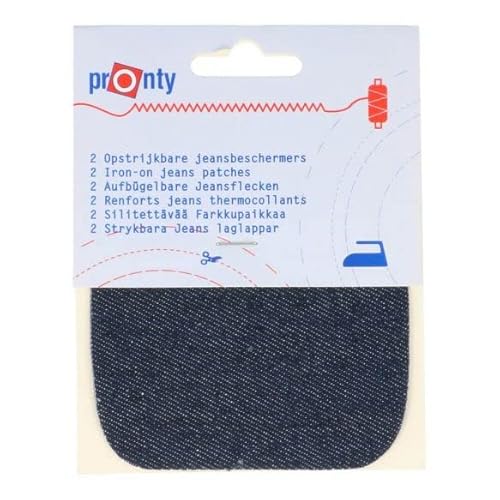 Pronty 502.610.071 Patches, Stoff, Blue, One Size, 2 von Pronty