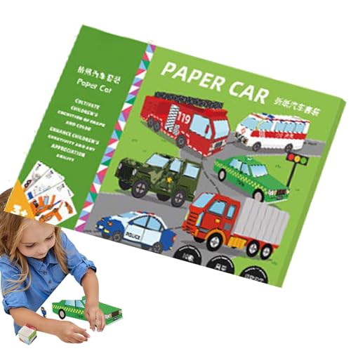 Pruojhw Kinderflugzeugspielzeug,Flugzeugpapierset - Kreatives Papierflieger-Papierbastelset - Vielseitiges Flugzeug-Bastelpapier, neuartiges Flugzeugspielzeug für Kinder, und Mädchen von Pruojhw