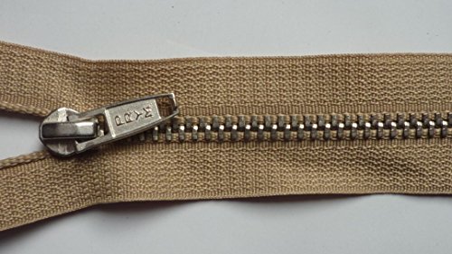 Metallreißverschluss 12cm beige mit silberfarbigen Krampen Prym Fb.886 von Prym Consumer