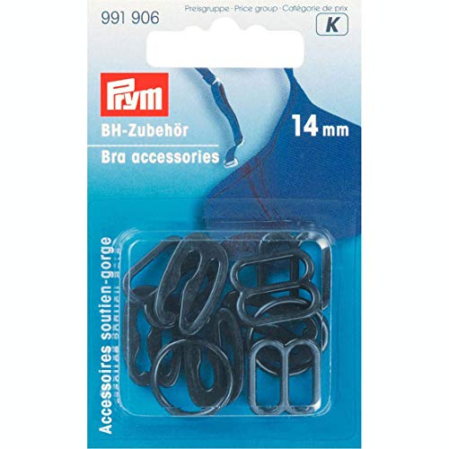 Prym 991.906 Bra Accessories, Kunststoff, Black, One Size von Prym