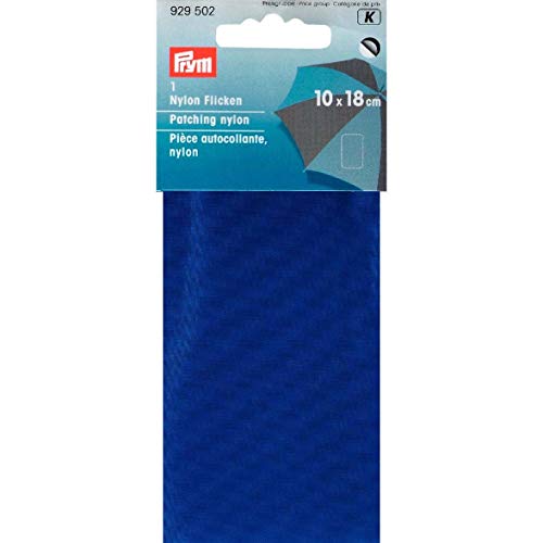 Prym 929502 Klebeflicken Nylon 6,5 x 14 cm blau von Prym