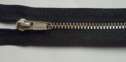 Metallreißverschluss 22 cm schwarz silberfarbigen Krampen Prym Fb. 000 Metallreißverschluss 22 cm schwarz silberfarbigen Krampen Prym Fb. 000 von Prym