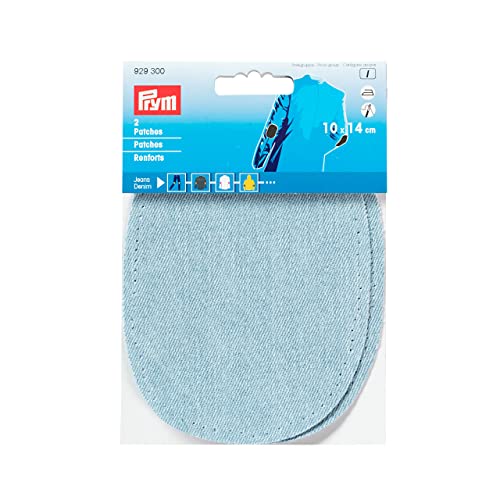 Prym 929300 Patches Jeans (bügeln) 10 x 14 cm hellblau von Prym