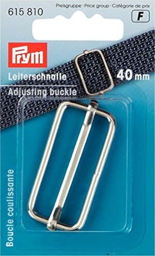 Prym Verstellbare Schnalle, Metall, Silberfarben, 40 mm von Prym