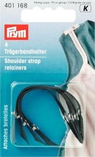 PRYM-Consumer 401.168 Shoulder Strap Retainers, Black, One Size von Prym