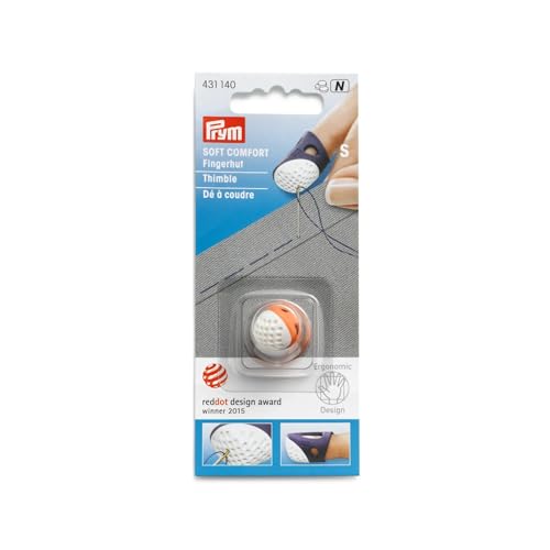 PRYM Fingerhut Ergonomische, klein, 14 X 5,7 x 1,7 cm, Sortierte Farben von Prym