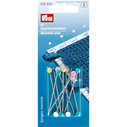 Prym 028650 Spannstecknadeln, Stahl, bunt, 55 x 1,15mm von Prym