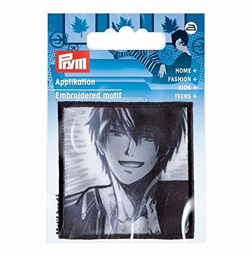 Prym 0926087 Applique, Black/White, 55 mm x 55 mm von Prym