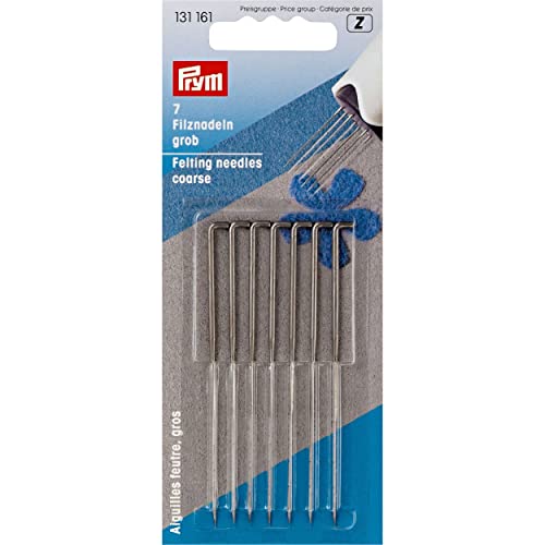 Prym 131161 Filznadeln grob 78 mm, Silber von Prym