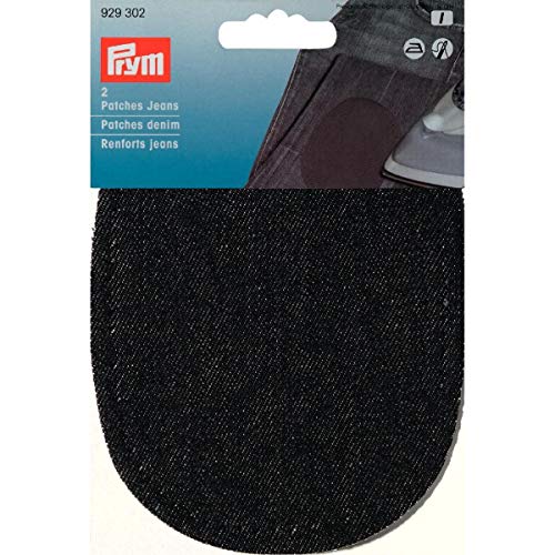 Prym 929302 Patches Jeans (bügeln) 10 x 14 cm schwarz von Prym