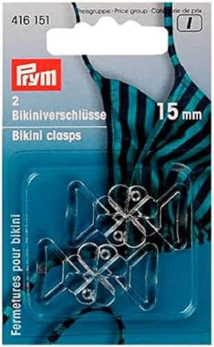 Prym - Plastikklee (15 mm) Bikini und Gürtelverschluss - 1 Stück von Prym