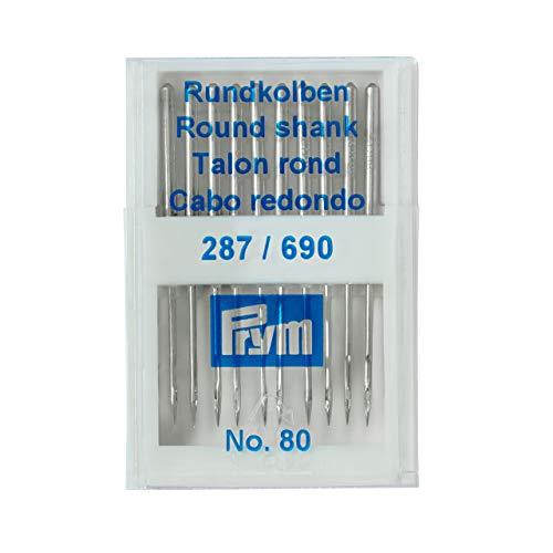 Prym 152284 Nähmaschinennadeln 287(690) Rundkolben, 80 von Prym