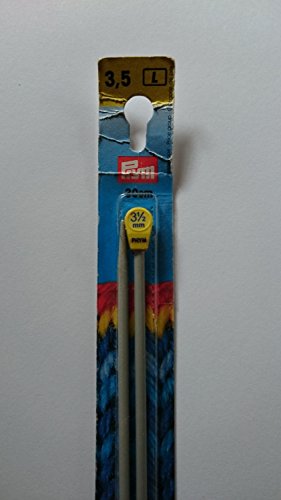 Prym 191453 Jackenstricknadeln ALU 30 cm 3,50 mm grau Jackenstricknadel, Aluminium, 3,5 mm von Prym