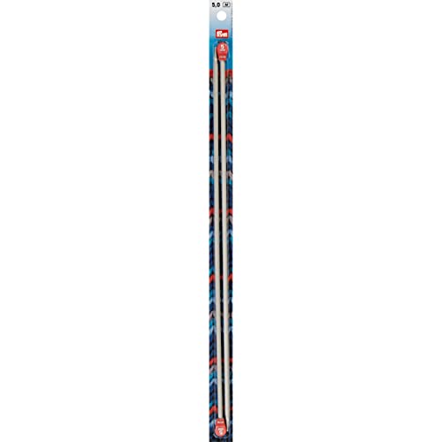 Prym 191478 Jackenstricknadeln ALU 40 cm 5,00 mm grau von Prym