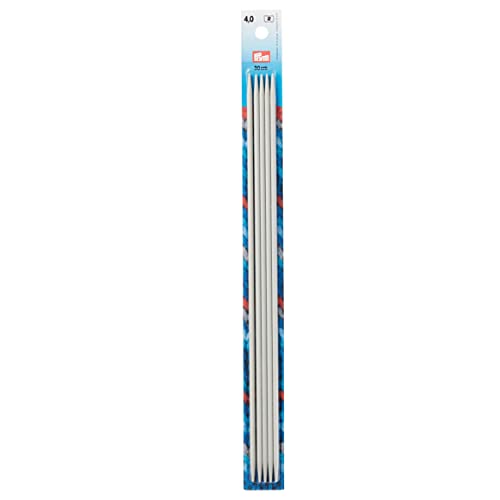 Prym 191559 Strumpfstricknadeln, Grau, 30 cm x 4 mm, 5 Count von Prym