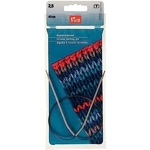 Prym 211215 Rundstricknadeln ALU 40 cm 2,50 mm grau von Prym