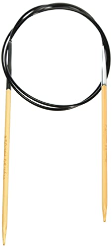 Prym 221505 Rundstricknadeln, 80 cm, 3,50 mm Rundstricknadel, Bambus, Natur, 3,5 mm von Prym