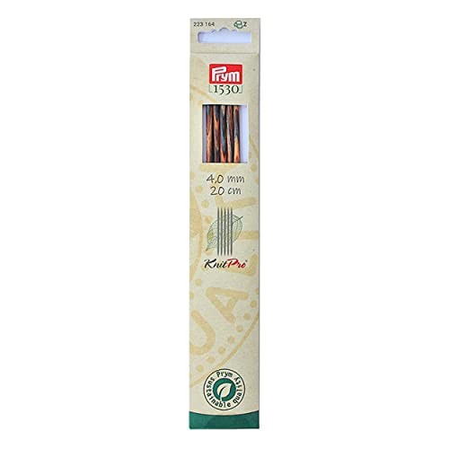 Prym 223164 Strumpfstricknadeln NATURAL 20 cm 4,00 mm von Prym