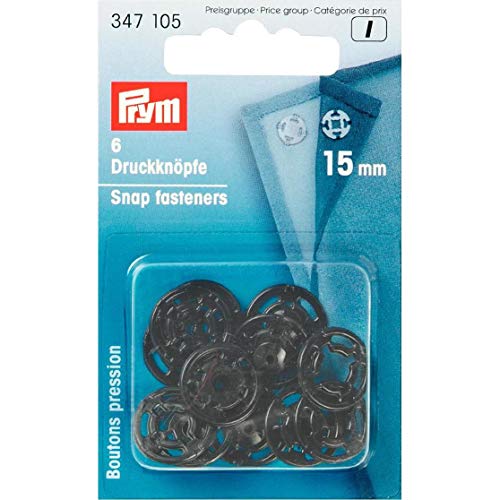 Prym 347.105 Annäh-Druckknopf, Weiß, Einheits Größe von Prym