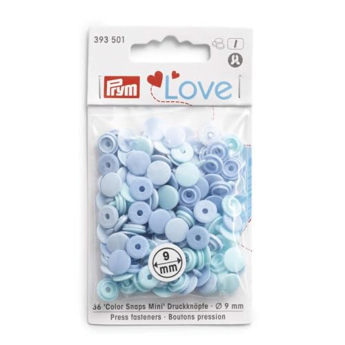 Prym 393.501 Press Fasteners, Polyoxymethylen: 100%, blau, One Size von Prym