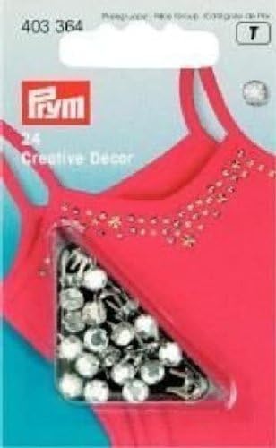 Prym 403364 Creativ Decor Strass MS 5 mm silberfarbig von Prym