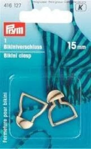 Prym 416152 Bikini-und Gürtelverschlüsse KST Schlinge 12 mm transp. BH, transparent, 2 Stück von Prym