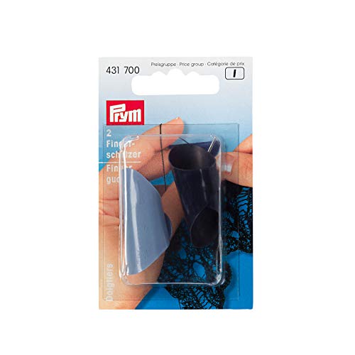 Prym 431700 Finger-Schützer, 2 Stück, blau, pflaumenblau, hellblau, farbig Sortiert von Prym