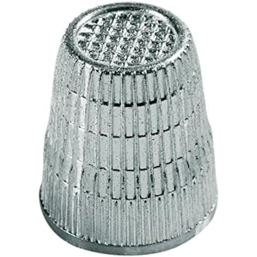 Prym 431843 Fingerhut ZDG 16,5 mm silberfarbig, Metal, Silber, 10.5 x 4 x 0.02 cm von Prym